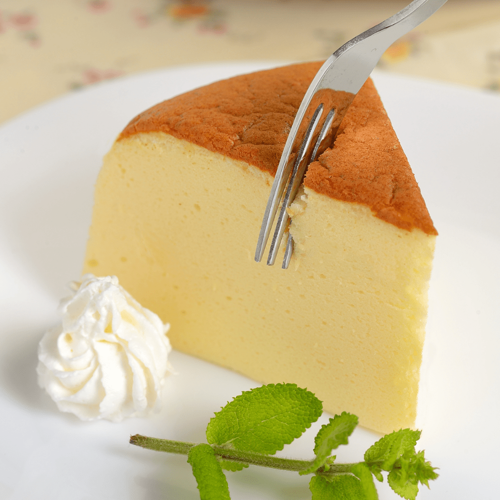 スフレチーズケーキ 食べ比べ6個セット（プレーン・抹茶 各3）【冷凍】 - 清正ストア