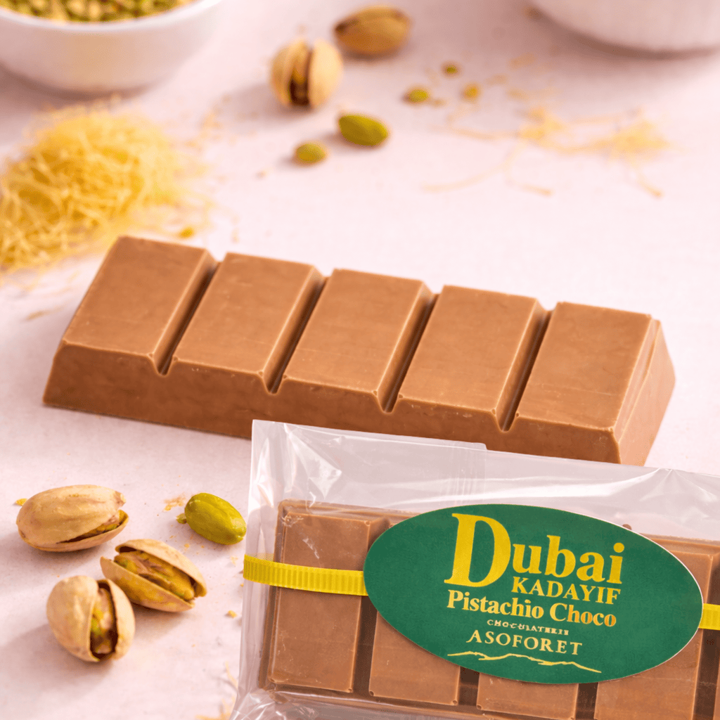 ドバイチョコレート ピスタチオ｜ザクザク食感カダイフ × 濃厚ピスタチオクリーム｜ベルギー産ミルクチョコレート使用 - 清正ストア